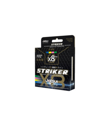 JATSUI BRAID STRIKER X8 500MT MULTI 4X10 80LB PE5.0