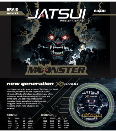 Jatsui Moonster Braid Mt. 150