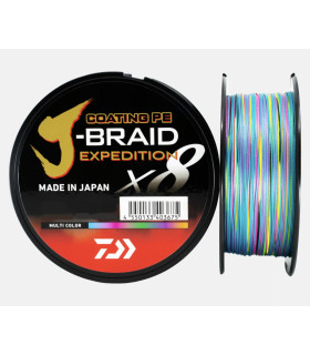 Daiwa Treccia X8 Expedition j-braid 500 mt Multicolor Ø 0,32