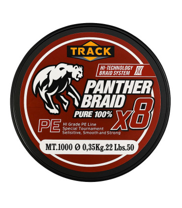 Track Line Panther Trecciato Braid 0.35 50lbs