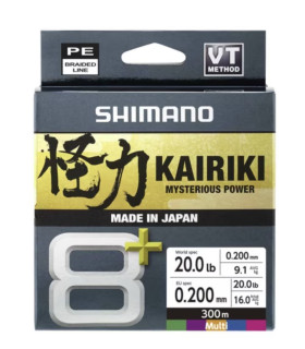 Shimano Kairiki 8+ Mt. 300 Multicolor