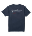 Salty Crew x Boston Whaler Whaler Schematic T-Shirt Navy