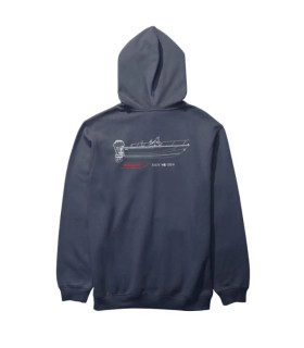 Salty Crew x Boston Whaler Whaler Schematic Hoodie Navy