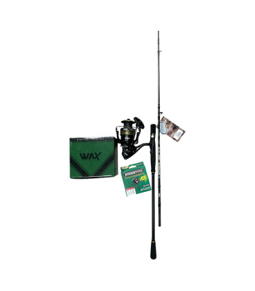 Combo Pesca Verticale (Jatsui Intrepid Jigger Type S+ Mul. Wax Winch 8000 + Trecciato)