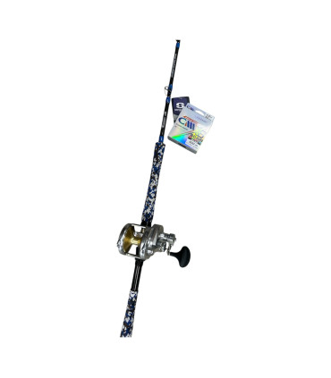 Combo Capitan james Amber Sniper 30 LBS con Shimano Talica 20 lbs w