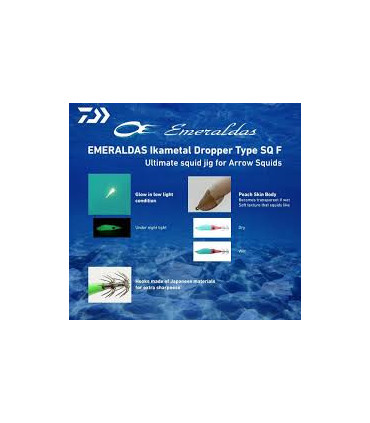 Daiwa Emeraldas Ika Metal Dropper Type SQ RVF 1,8 GR 5 SINKING