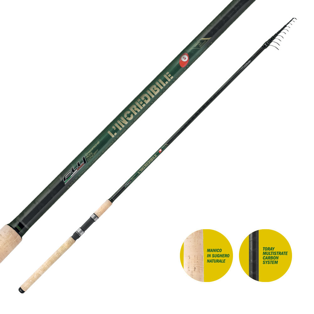 FLY INCREDIBILE CANNA MT.4,20 AZ.5 20-80GR S/ANELLI