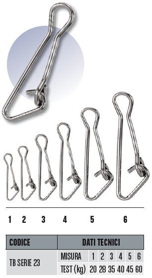 Moschettone TB serie 23