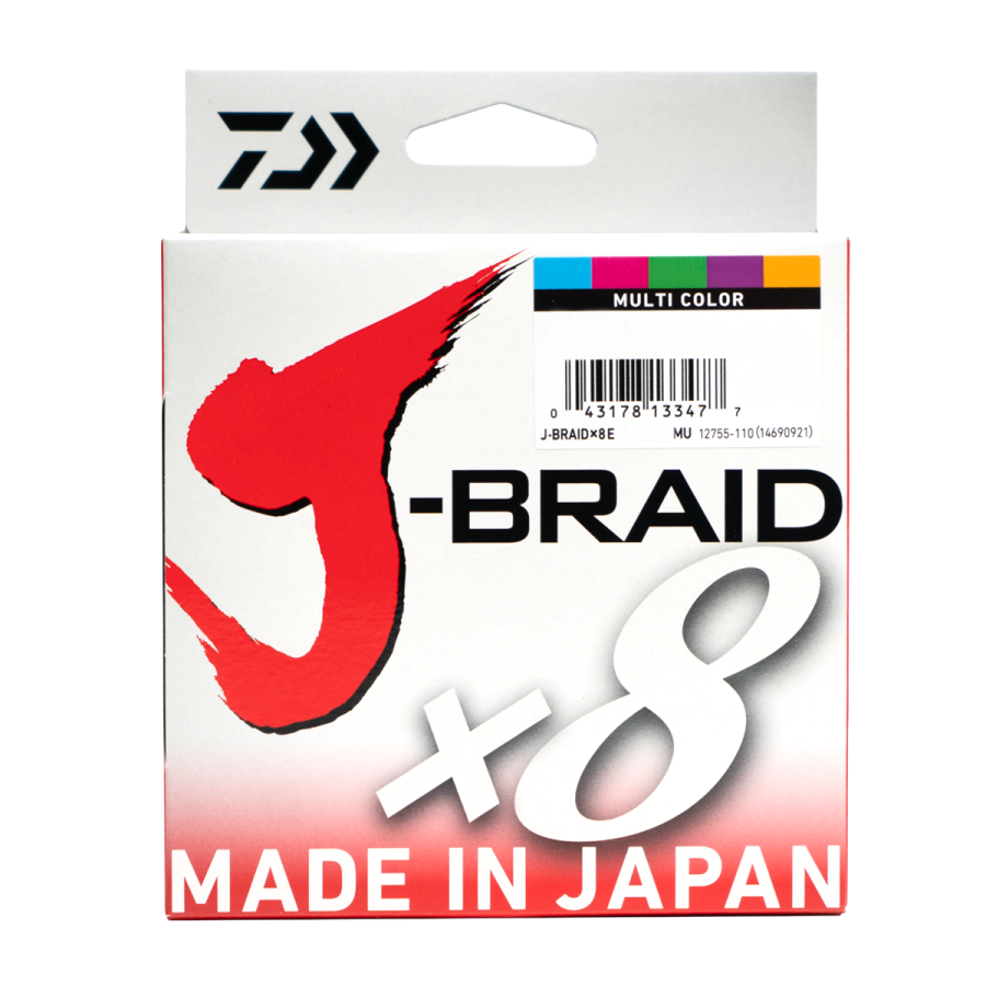 DAIWA J-BRAID X8 MULTICOLOR MT.300