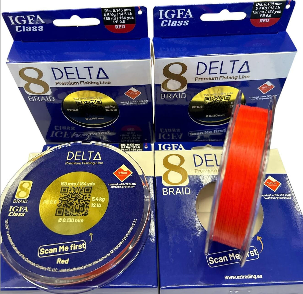 DELTA TRECCIATO RED MT. 150