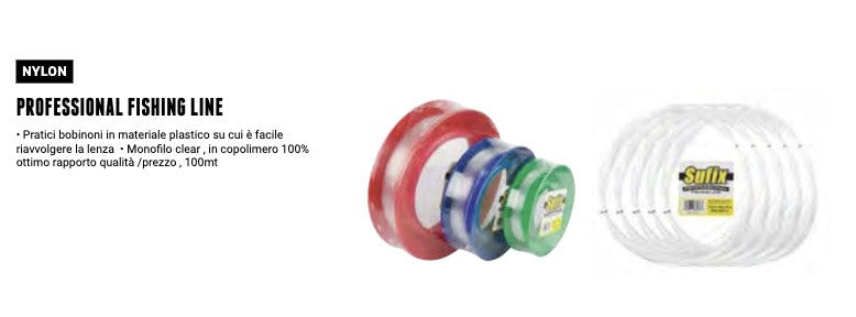 Sufix Professional Fishing line 100MT