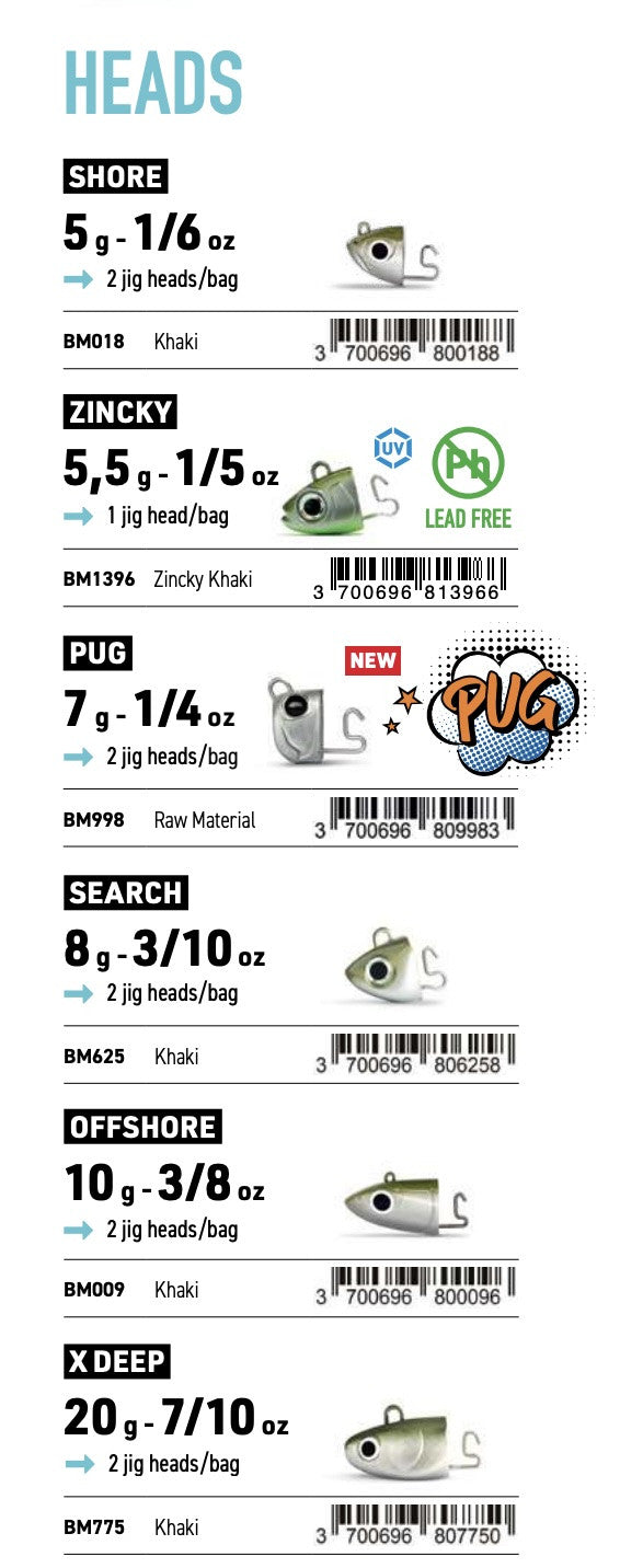 Black Minnow 90 GR 8 Tete Plombée