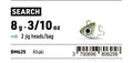Black Minnow 90 GR 8 Tete Plombée
