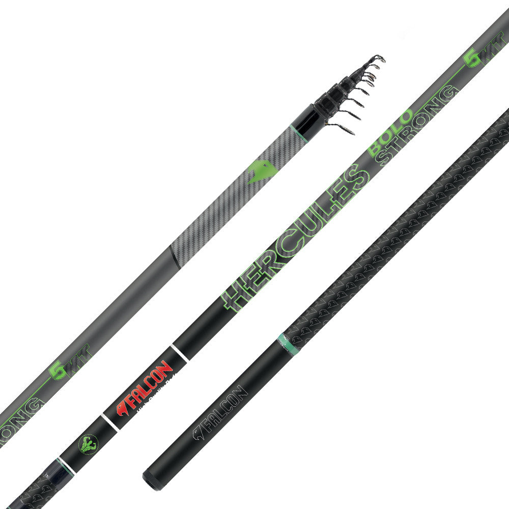 FALCON CANNA HERCULES BOLO STRONG NE MT.5.00 C/ANELLI