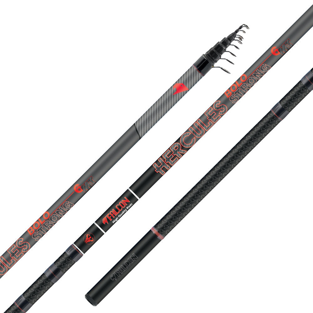 FALCON CANNA HERCULES BOLO STRONG NE MT.6.00 C/ANELLI
