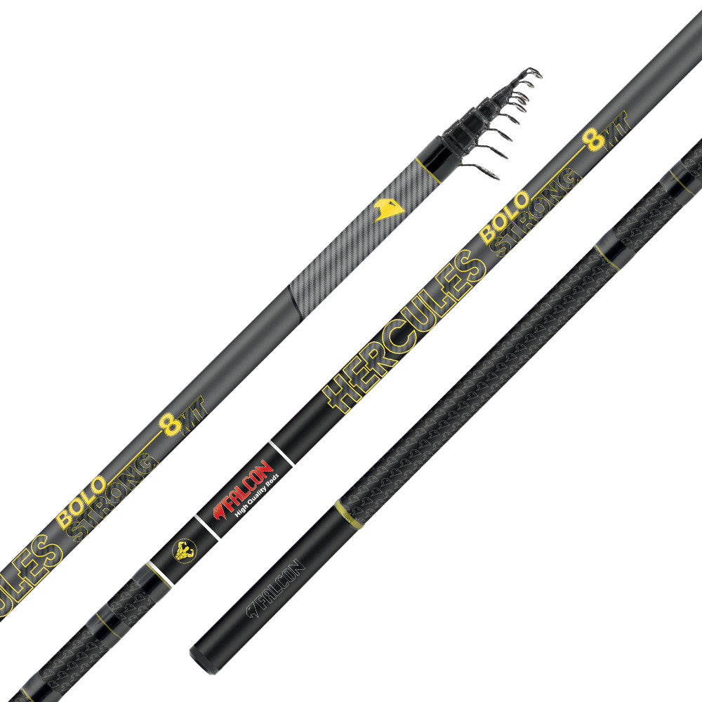 FALCON CANNA HERCULES BOLO STRONG NE MT.8.00 C/ANELLI