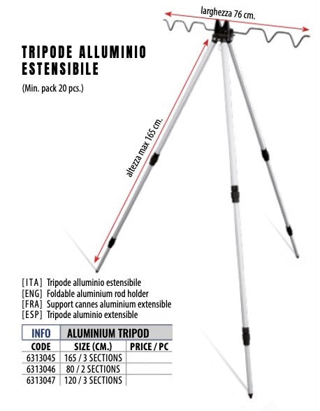 Linea Effe Treppiedi da Molo 2 Cod 6313046