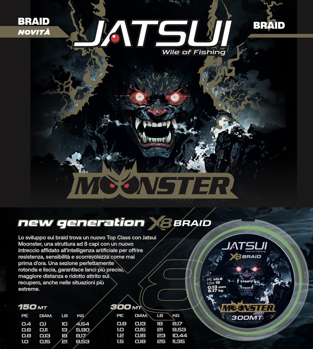 Jatsui Moonster Braid 300 Mt.