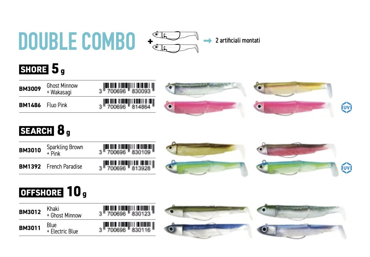 Fiiish Black Minnow N. 2 Double Combo Offshore 10 Gr