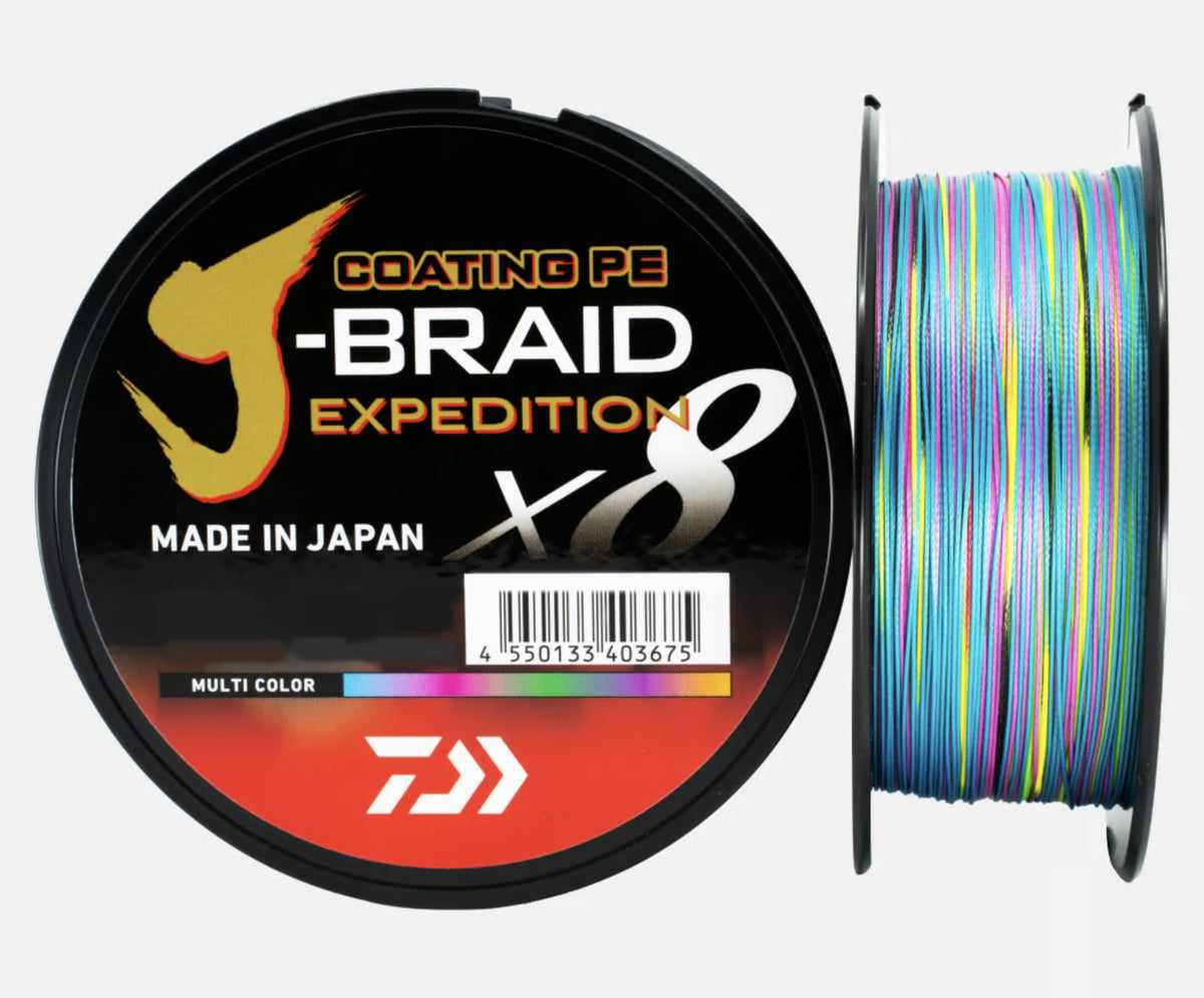 Daiwa Treccia X8 Expedition j-braid 500 mt Multicolor Ø 0,28