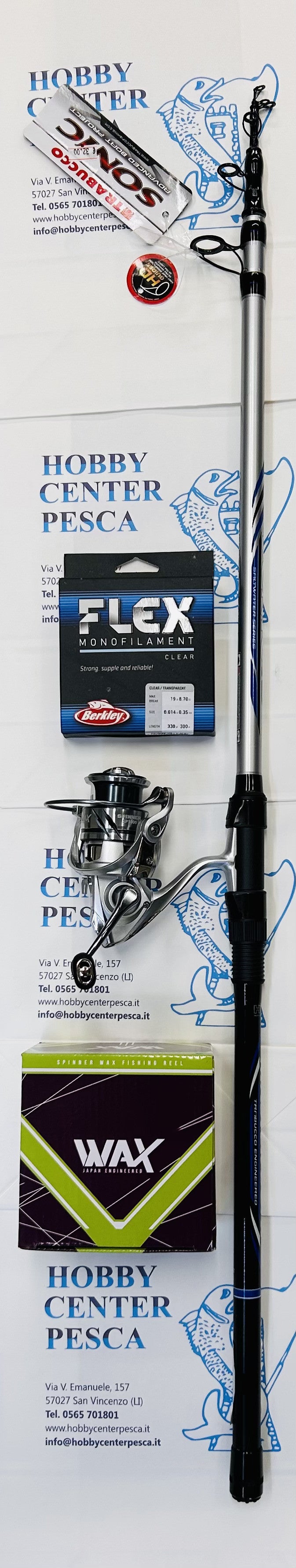 Completo da Bolentino mt. 2,40 GR.150