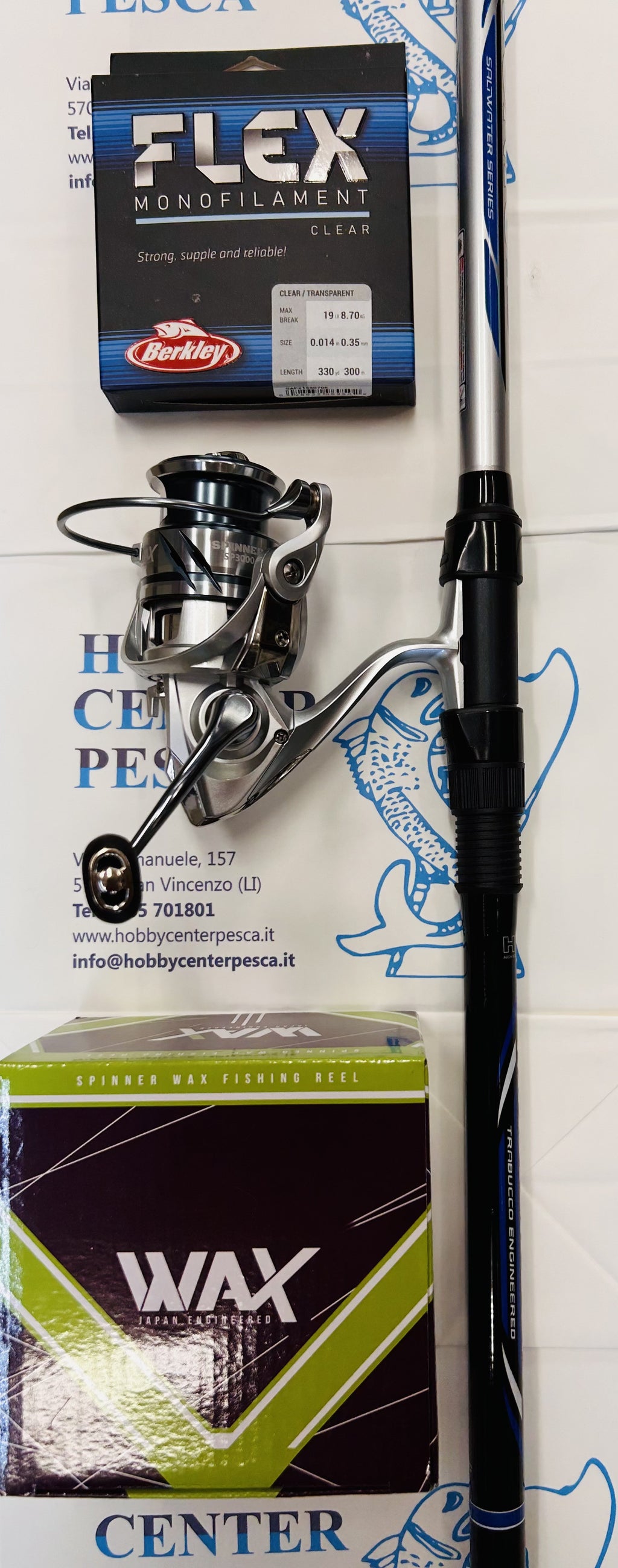 Completo da Bolentino mt. 2,40 GR.150