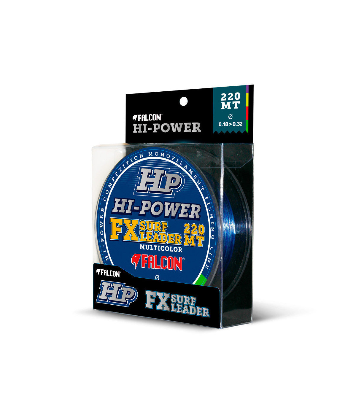 NYLON PERSICUS FALCON FX-SURFCASTING LEADER 220 0.33-0.67