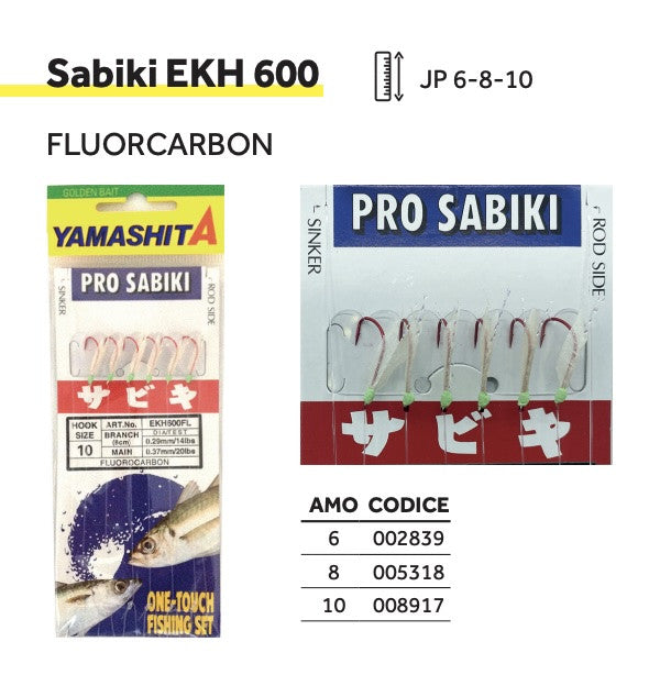 Yamashita Sabiki EKH600FL Amo N.10