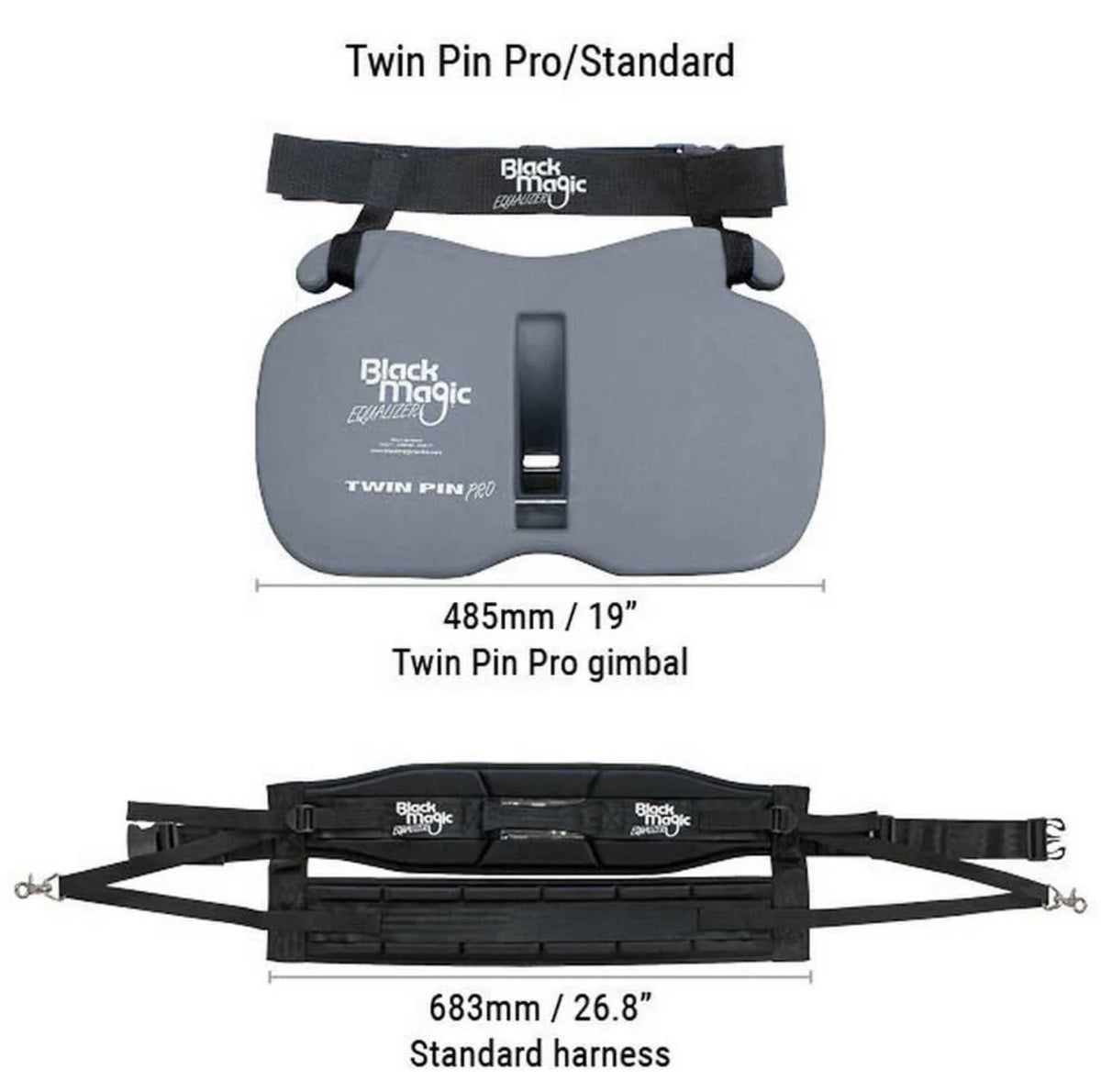 Black Magic Cintura Twin Pin XL e Standard