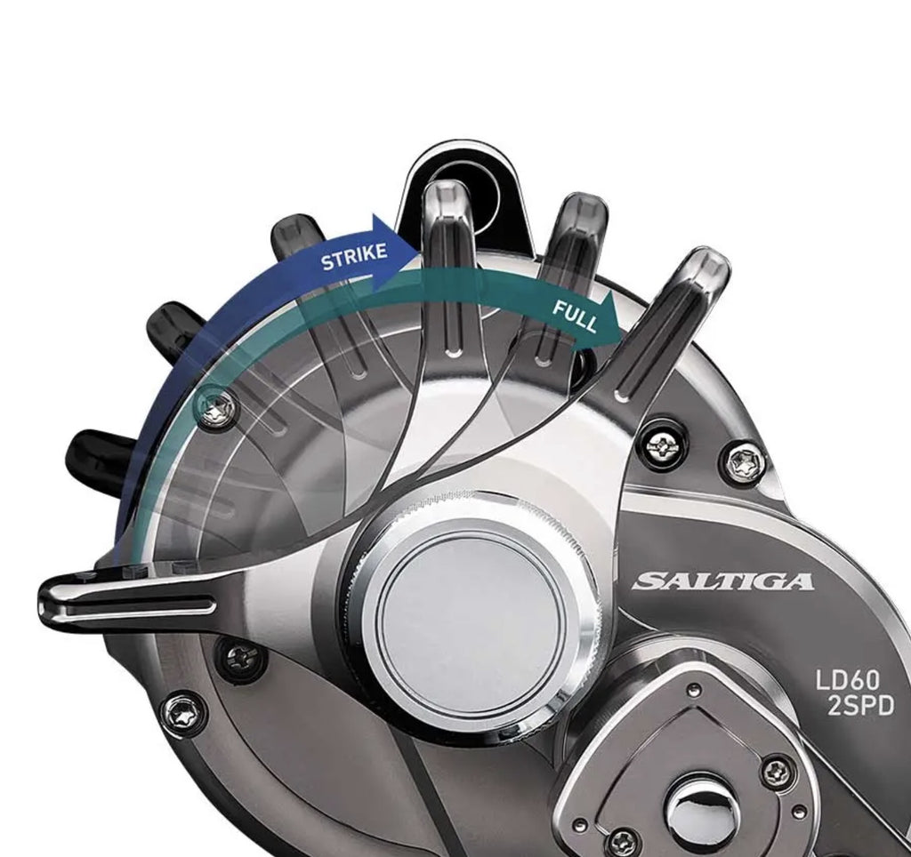 Daiwa Mulinello Saltiga LD60-2SPD