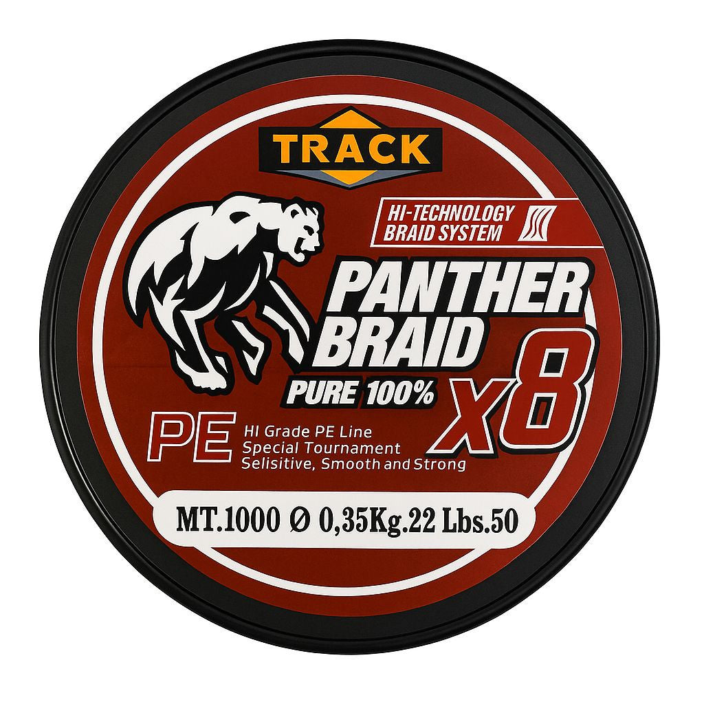 Track Line Panther Trecciato Braid 0.35 50lbs