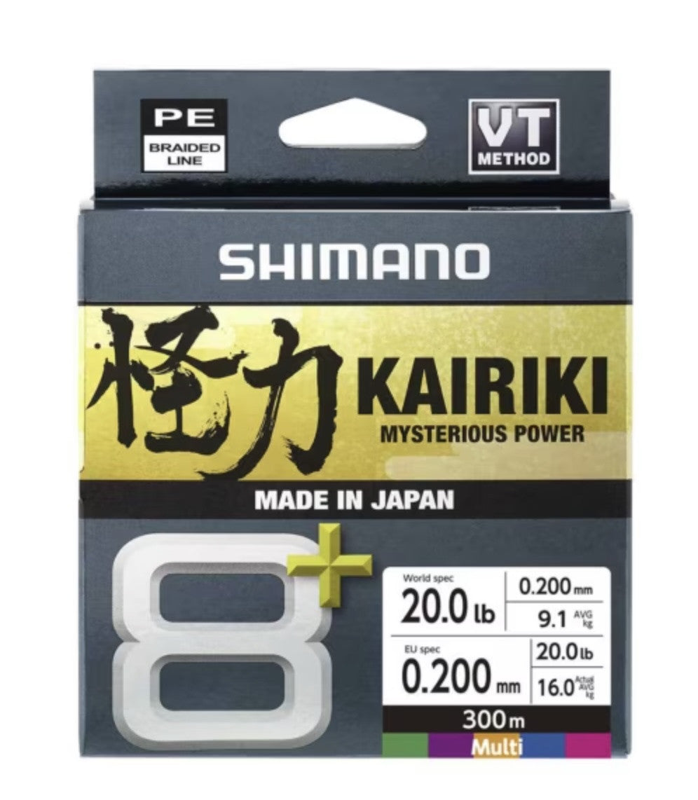 Shimano Kairiki 8+ Mt. 300 Multicolor