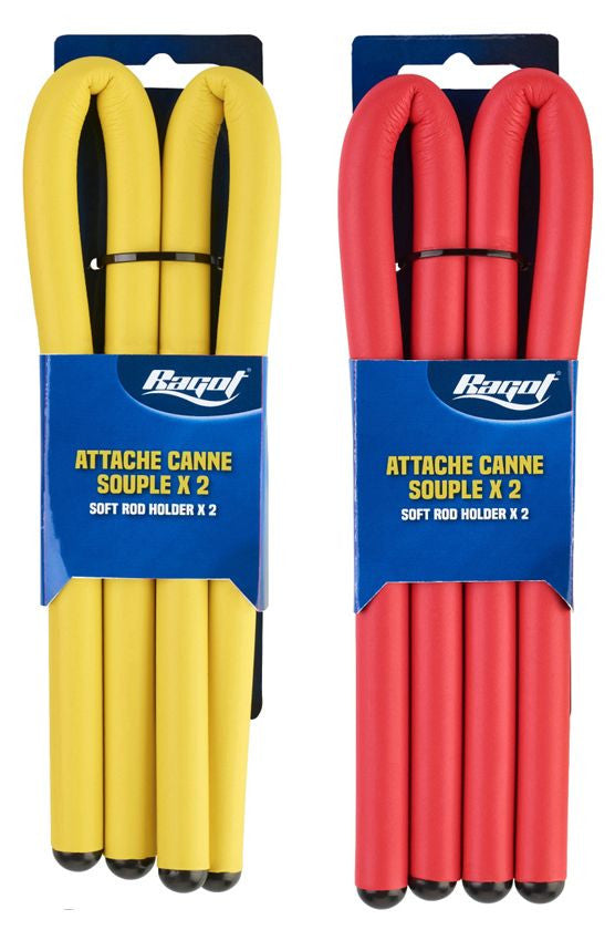 SOFT ROD HOLDER RED X 2