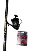 Combo Canna Venere Oro con Mulinello Daiwa CrossFire Filo Colmic Steel 0,16 mm - 150 mt