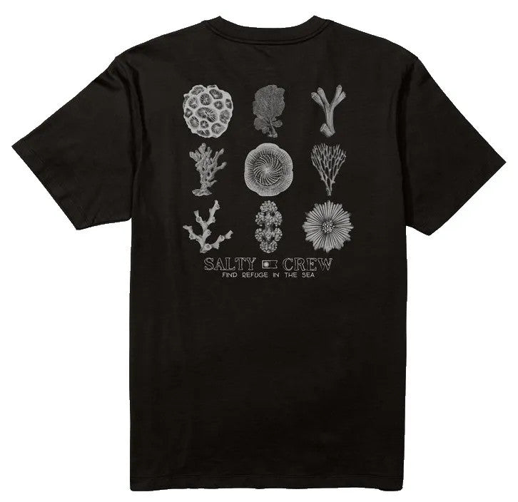 Salty Crew Coral Head S/S Tee Black T-Shirt Uomo