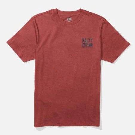 Salty Crew Tried And True S/S Tee Washed Red T-Shirt Uomo