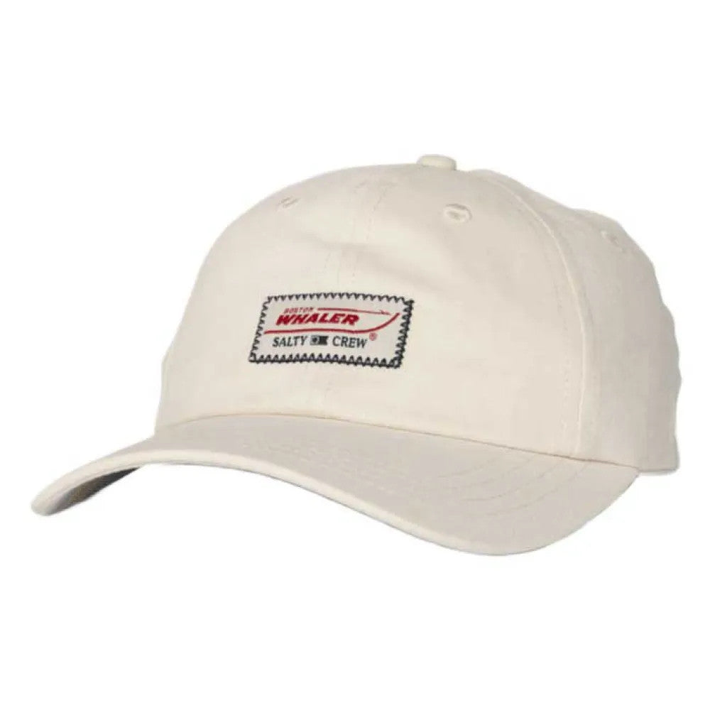 Boston Whaler X Salty Crew Whaler Dad Cap Off White