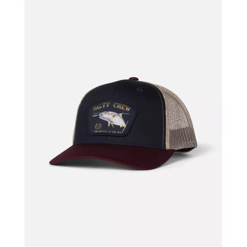Salty Crew Surface Retro Trucker Navy / Red Cappellino