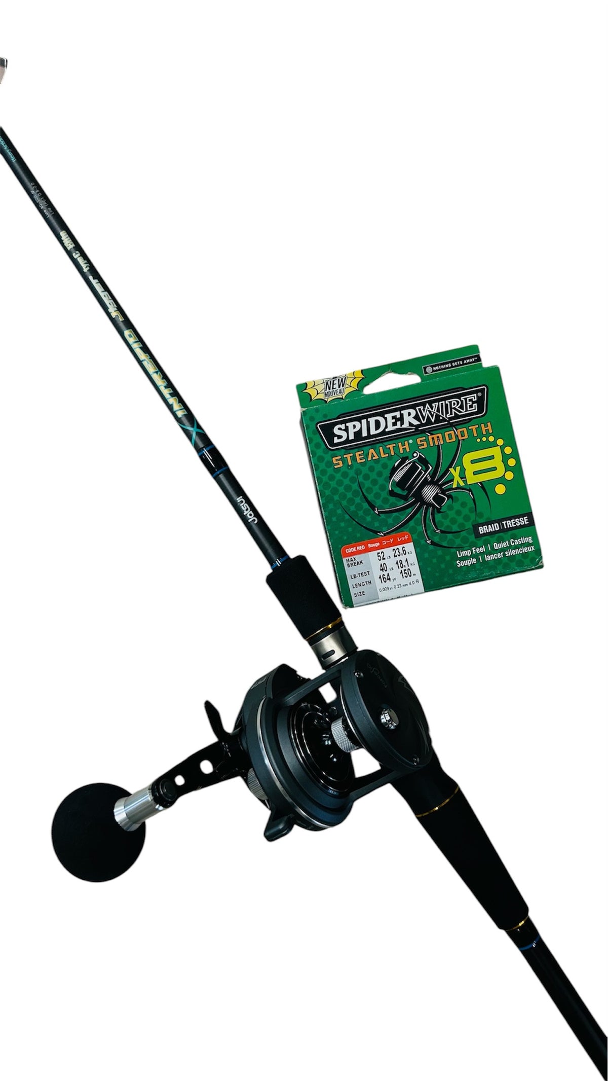 Combo Pesca Verticale (Jatsui Intrepid Jigger Type C + Mul. Force Jig  + Trecciato)