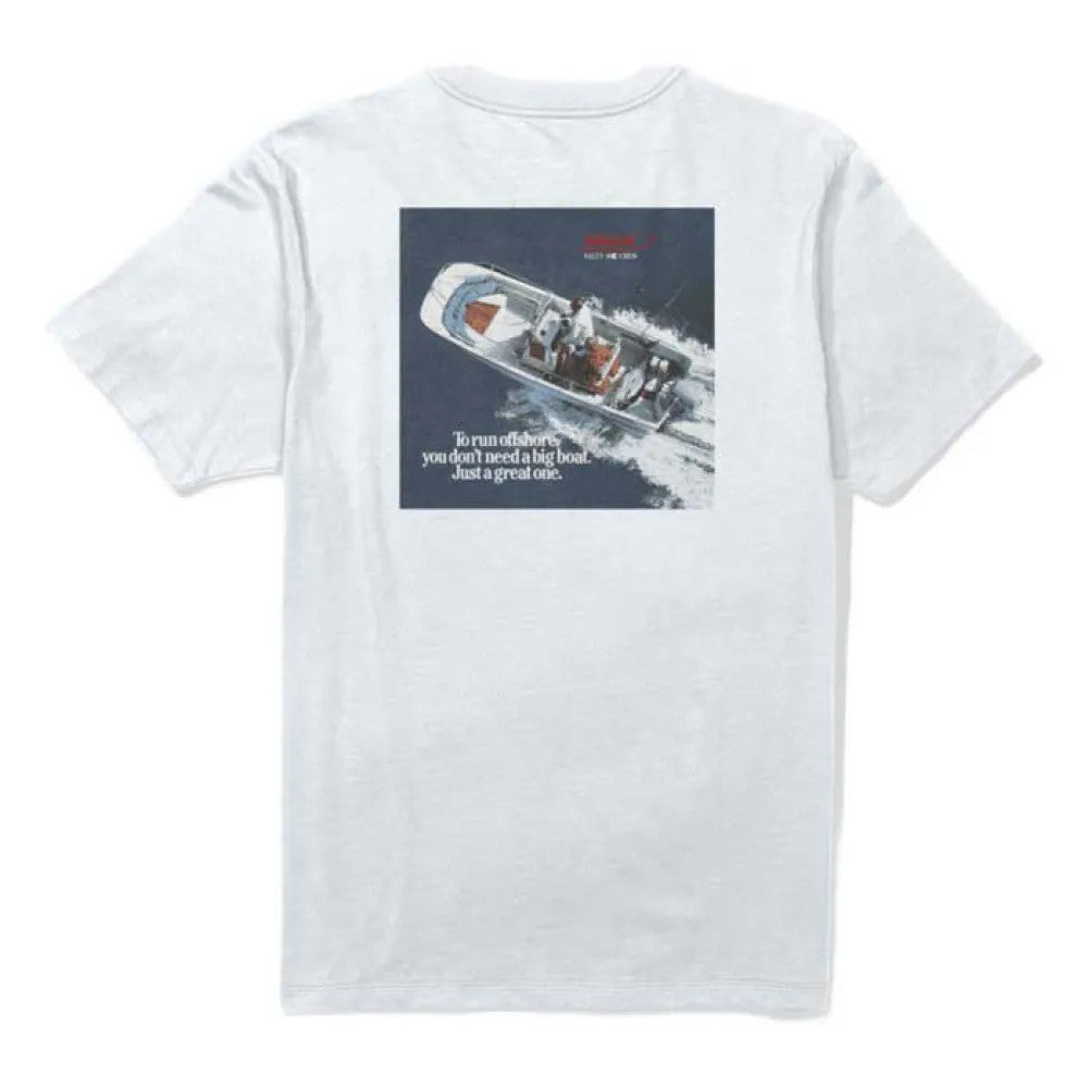 Salty Crew x Boston Whaler Whaler Offshore T-Shirt White Limited Edition