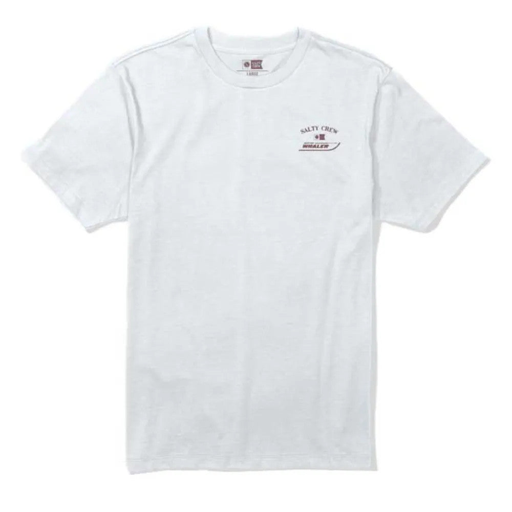 Salty Crew x Boston Whaler Whaler Chase T-Shirt White Limited Edition