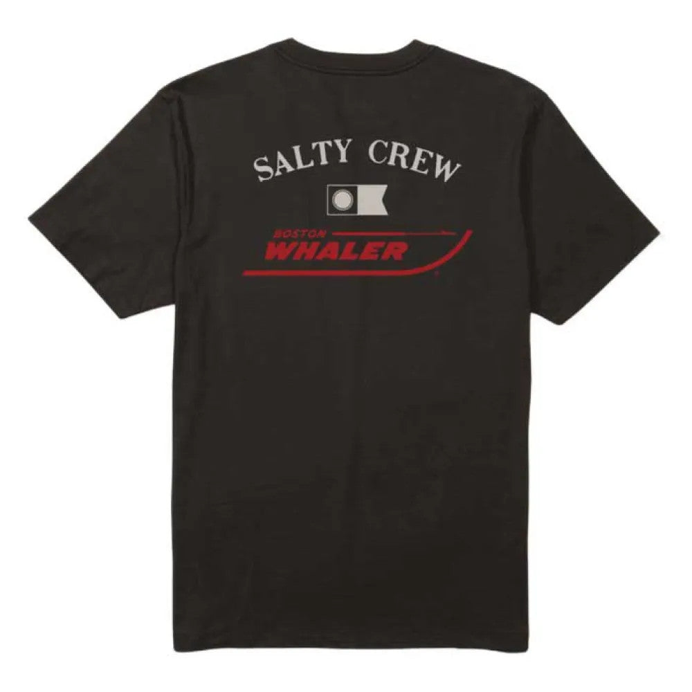 Salty Crew x Boston Whaler Whaler Icon T-Shirt Black Limited Edition