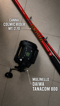Combo Tanacom 800+ Canna Colmic Rider Mt. 2,70