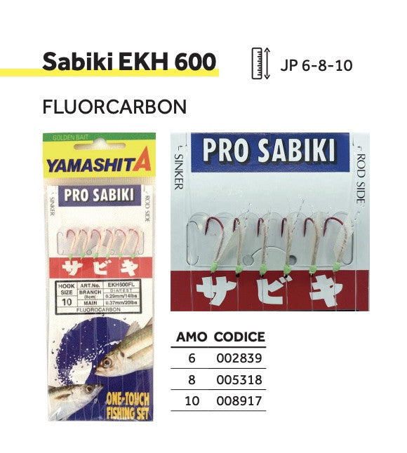 Yamashita Sabiki EKH600FL Amo N.10