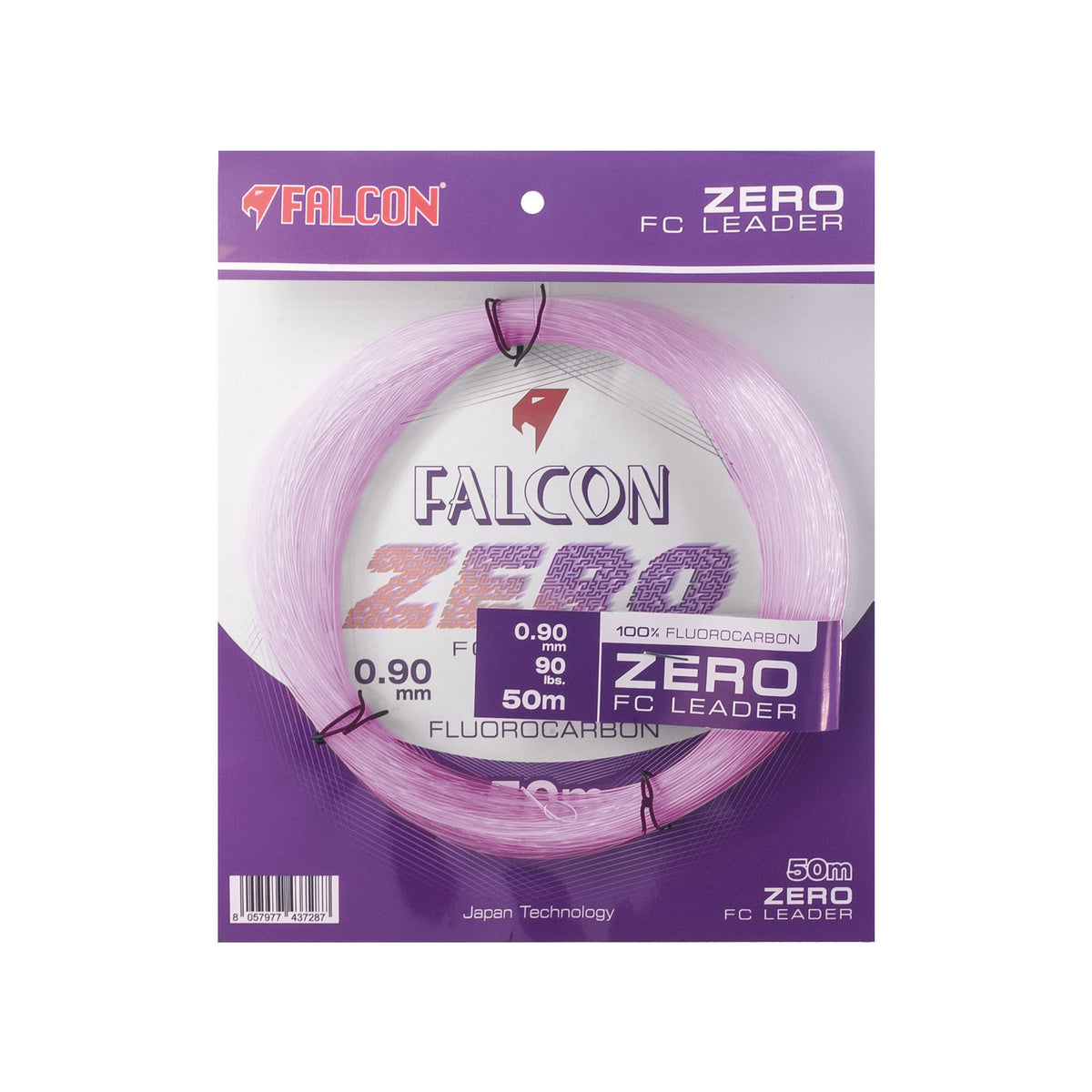 FALCON ZERO FC LEADER PINK 50MT 0.90MM 90LB