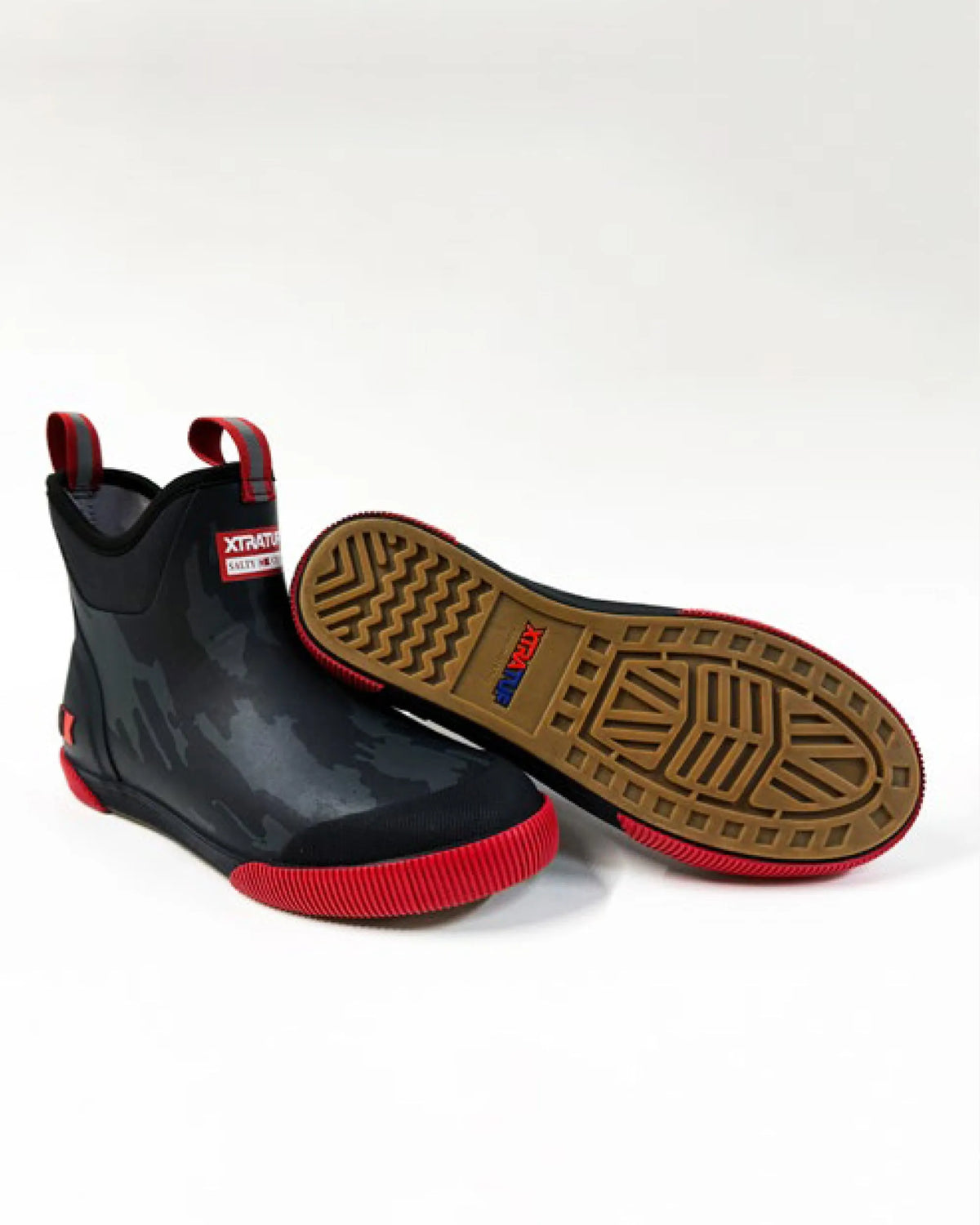 Salty Crew Stivali Xtratuf Nero e rosso